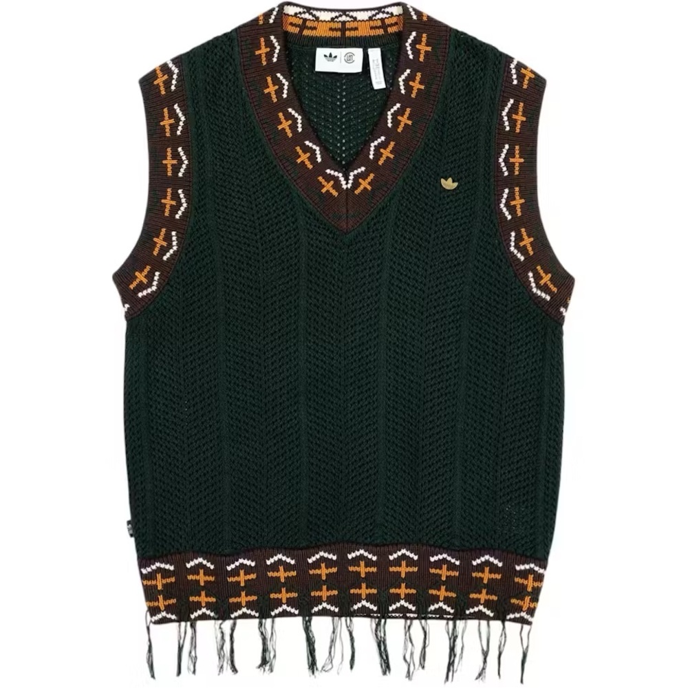 adidas ORIGINALS X CLOT BY EDISON CHEN Knit Green Vest